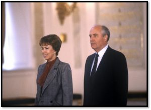 Р. Горбачева и М. Горбачев